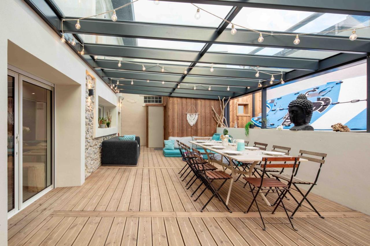 Bed and Breakfast Ted Surf House Capbreton Exterior foto