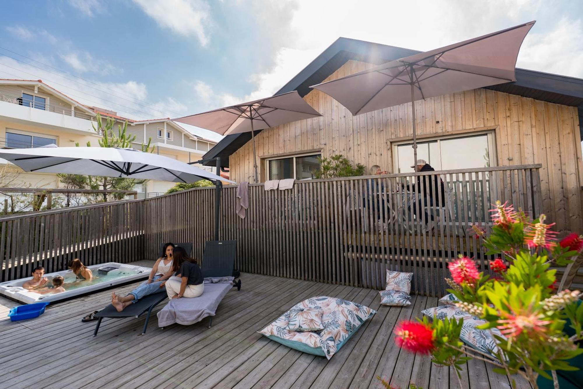 Bed and Breakfast Ted Surf House Capbreton Exterior foto