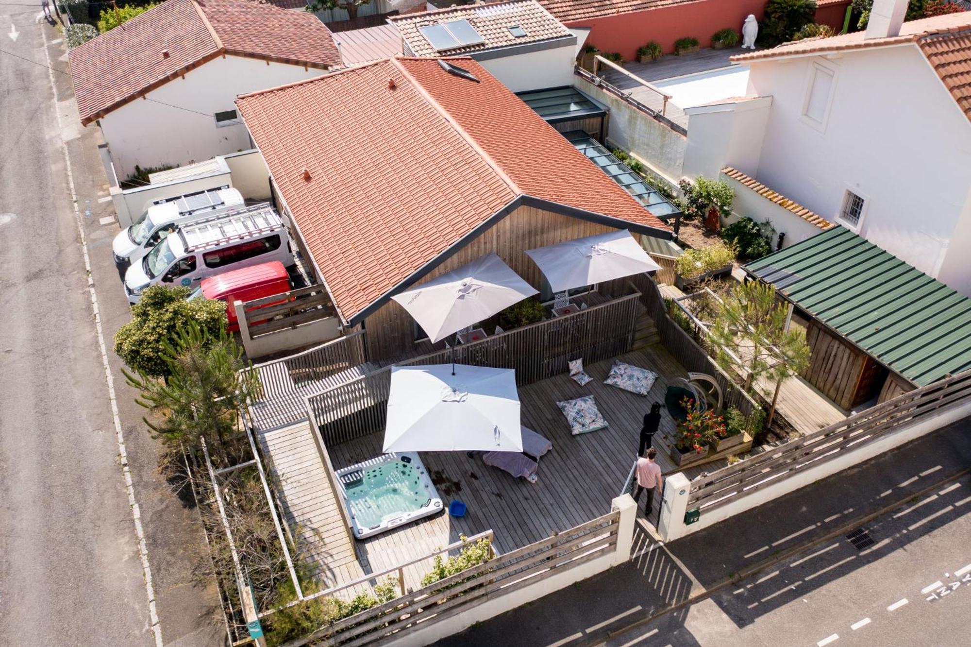Bed and Breakfast Ted Surf House Capbreton Exterior foto