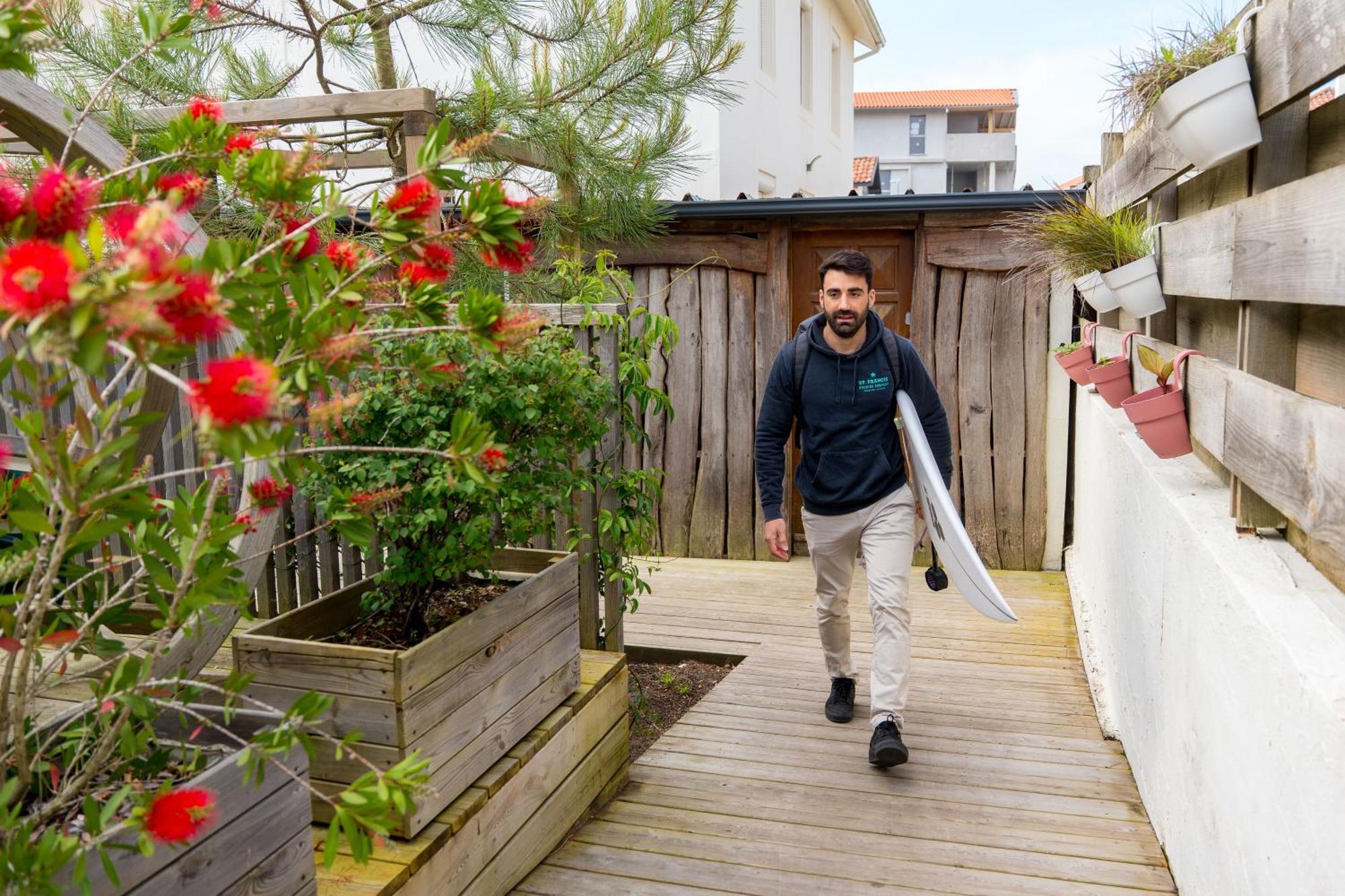 Bed and Breakfast Ted Surf House Capbreton Exterior foto